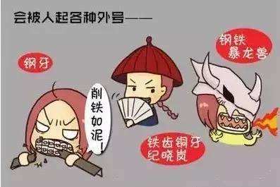 金屬矯正牙齒